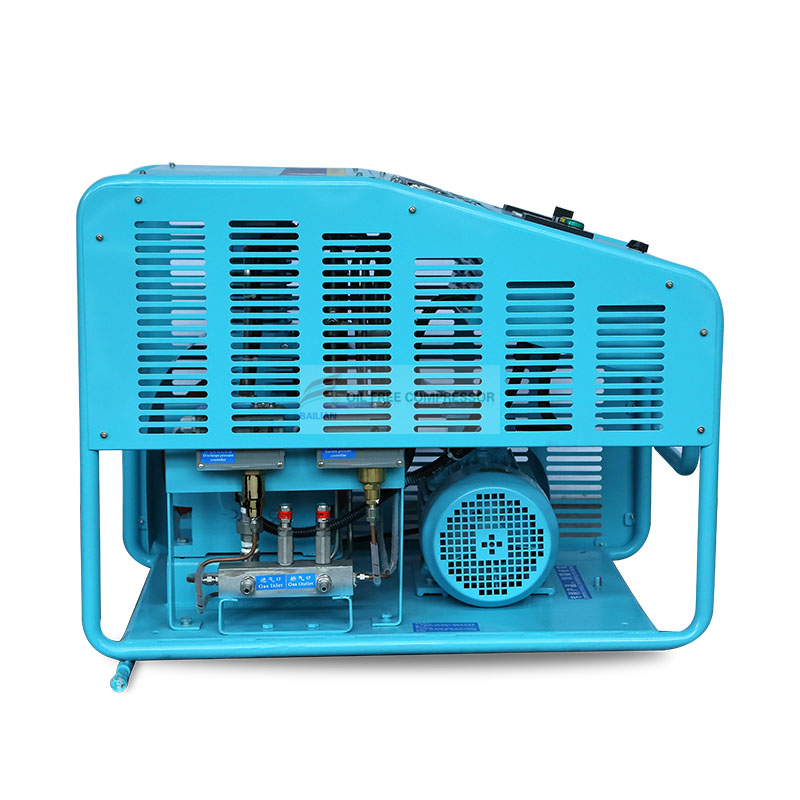 Compresor de llenado de oxígeno sin aceite de alta presión portátil 3m3 2019 GOW-3-4-150