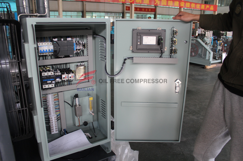 Compresor de aire sin aceite de alta presión para uso en yacimientos petrolíferos 30Mpa